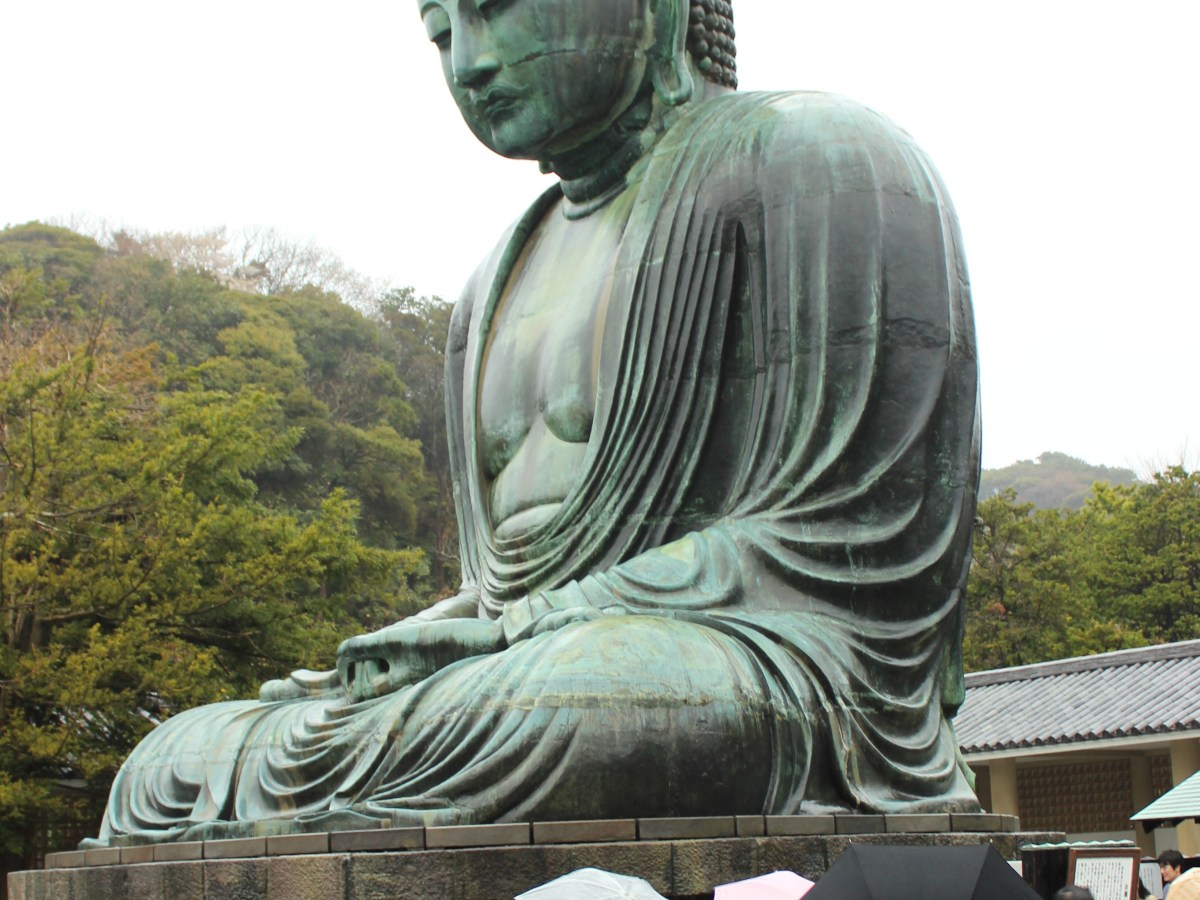 Tóquio, dia chuvoso é&nbsp;Kamakura.